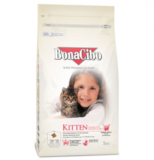 BonaCibo Kitten Tavuklu 5 kg Kedi Maması kullananlar yorumlar